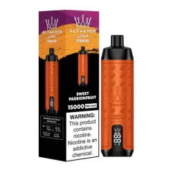 AL Fakher Crown Bar 15000 Pro Max Einweg Vape Großhandel 15K Puffs Sweet Passionfruit