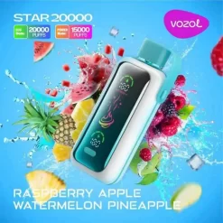 Vozol Star 20000 Puffs Vape descartável Atacado Framboesa Maçã Melancia Ananás