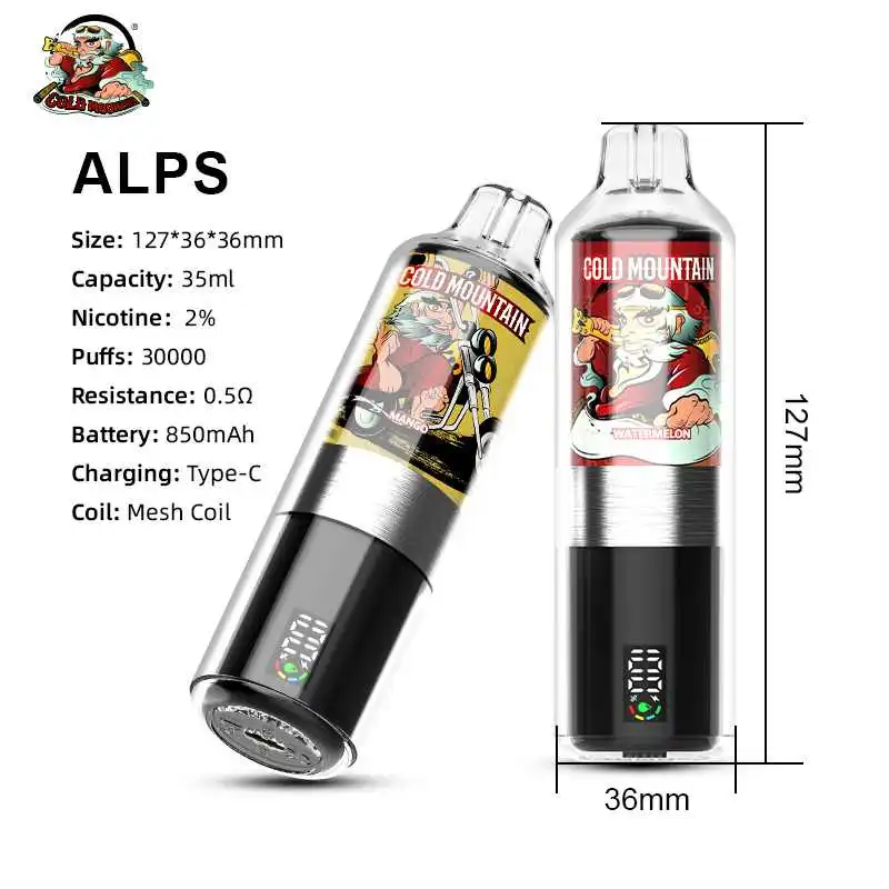 Feemo Cloud Mountain ALPS 30000 Puffs Vape Desechable Mayorista 30K Puffs 3