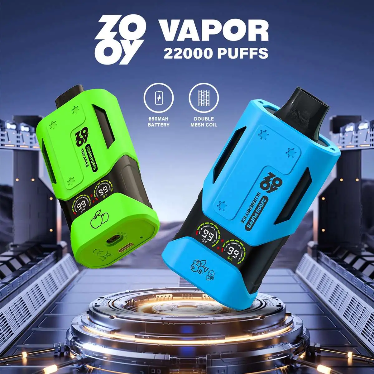 Zooy Vapor 22000 Puffs Disposable Vape Wholesale 2