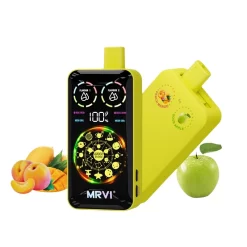 MRVI DF 40000 soffi a doppio gusto Vape monouso all'ingrosso Pesca Mango e Mela Acida
