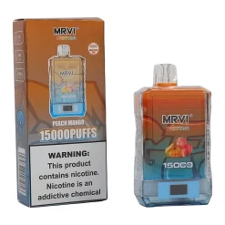 MRVI Puffing 15000 Puffs Tek Kullanımlık Vape Toptan Şeftali Mango