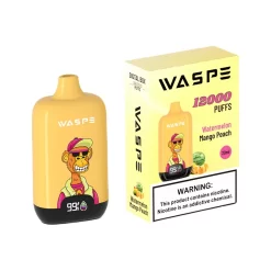 Waspe Digital Box 12000 Puffs Disposable Vape Wholesale Watermelon Mango Peach
