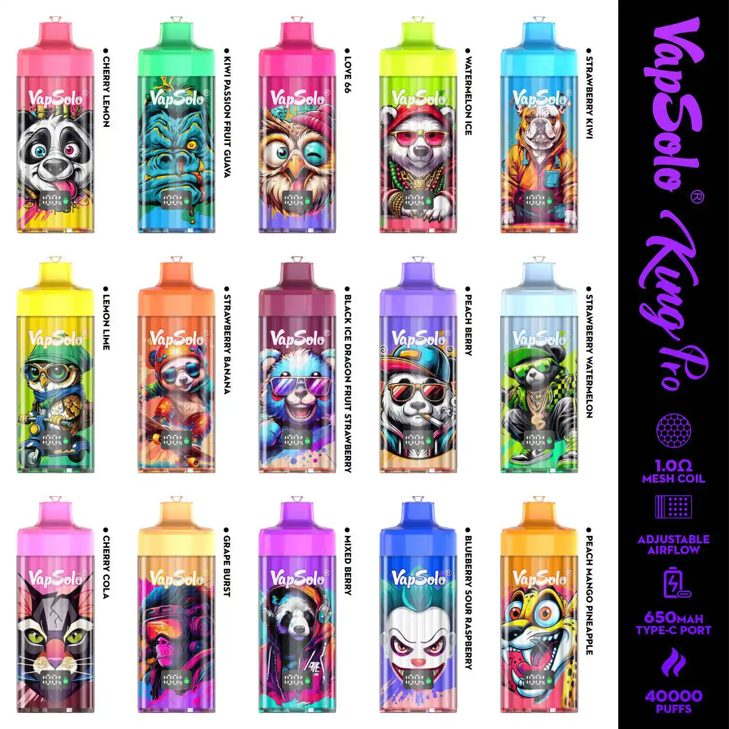 Vapsolo King Pro 40000 Puffs Disposable Vape Wholesale 2 Vapsolo King Pro 40000 Puffs Disposable Vape Wholesale 2