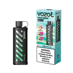 Vozol Gear Shisha 25000 Puffs Disposable Vape Wholesale Two Apples