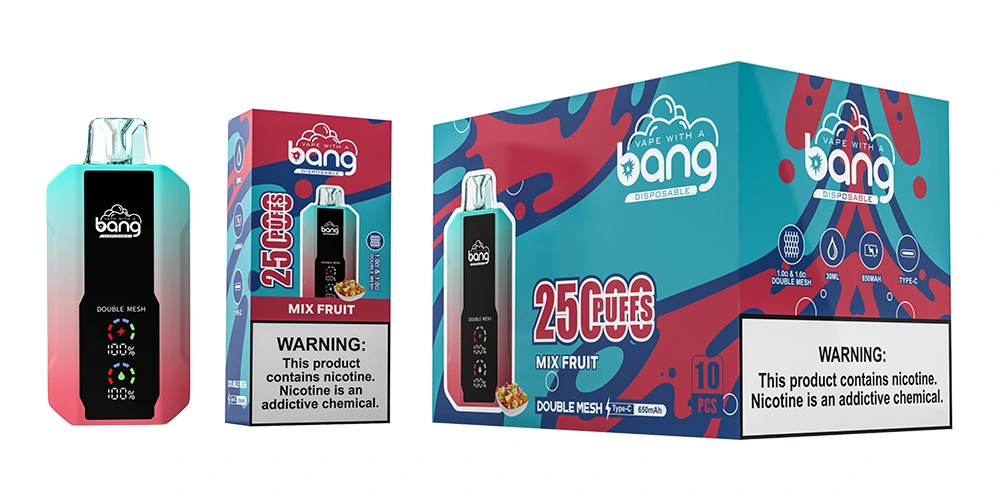 Bang 25000 Puffs 0% 2% 3% 5% Nic Disposable Vape Wholesale 1