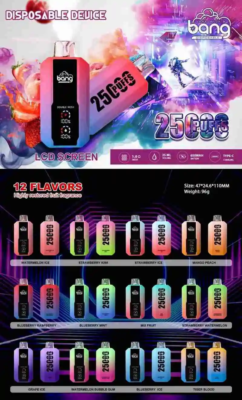 Bang 25000 Puffs Disposable Vape EU Warehouse 1 Bang 25000 Puffs Disposable Vape EU Warehouse 1