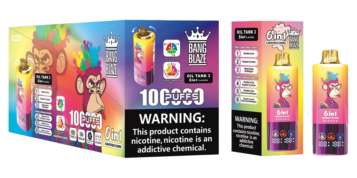 Bang Blaze 100K Puffs 6 in 1 Disposable Vape EU Warehouse 14 Bang Blaze 100K Puffs 6 in 1 Disposable Vape EU Warehouse 14