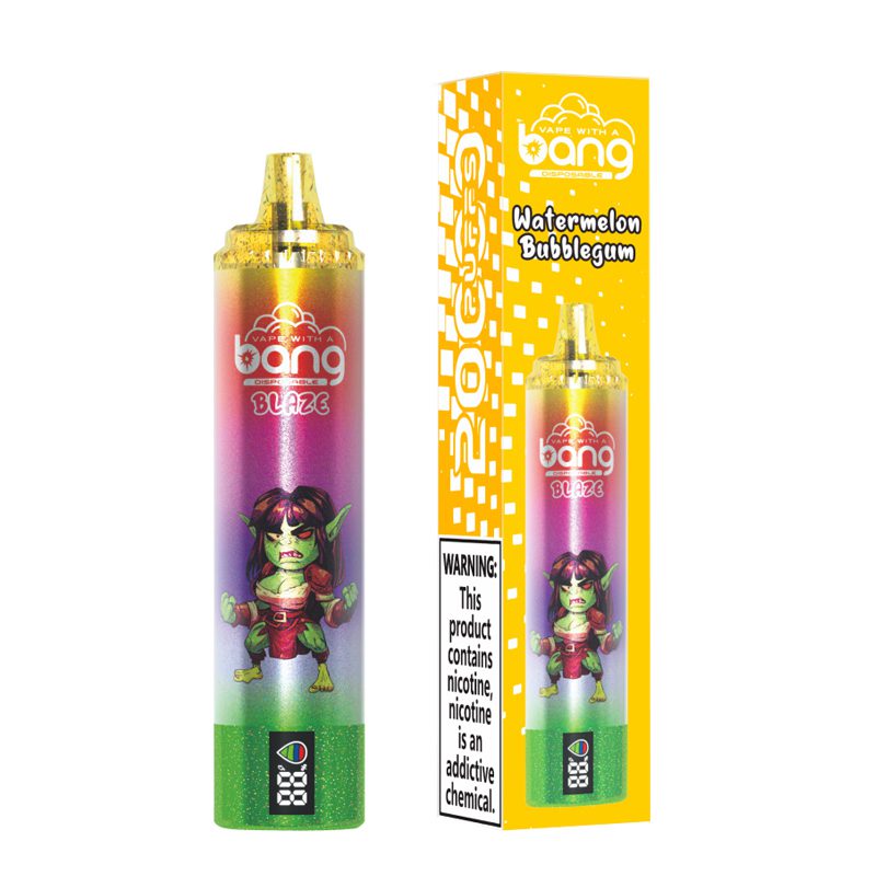 Bang Blaze 20000 Puffs Disposable Vape EU Warehouse Watermelon Bubblegum