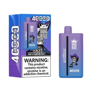 Bang Blaze 40000 Puffs 2 in 1 Disposable Vape Wholesale Grape & Bluerry Grape