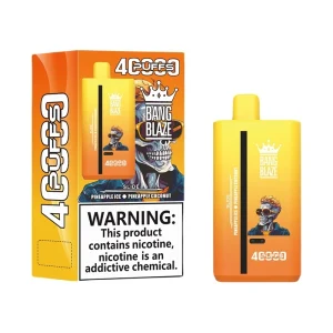 Bang Blaze 40000 Puffs 2 in 1 Disposable Vape Wholesale Pineapple ice & Pineapple Coconut