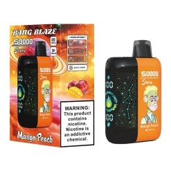 Bang Blaze Starry 50000 Puffs Disposable Vape EU Warehouse mango peach