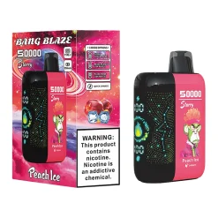 Bang Blaze Starry 50000 Puffs Disposable Vape EU Warehouse peach ice