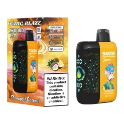 Bang Blaze Starry 50000 Puffs Disposable Vape EU Warehouse pineapple coconut