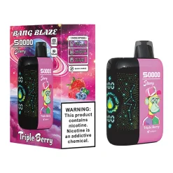 Bang Blaze Starry 50000 Puffs Disposable Vape EU Warehouse triple berry