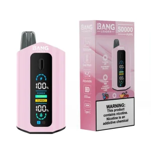 Bang Leader 50000 Puffs 2 in 1 Disposable Vape Wholesale Raspberry Mojito & Cherry Raspberry Lime