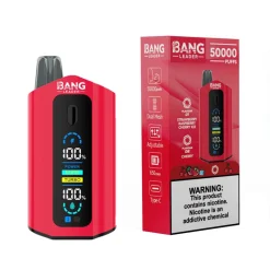Bang Leader 50000 Puffs 2 in 1 Disposable Vape Wholesale Strawberry Raspberry Cherry Ice & Cherry