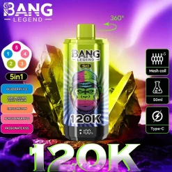 Bang Legend 120K Puffs 5 in 1 Disposable Vape Wholesale 2