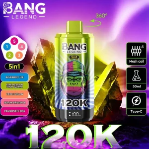 Bang Legend 120K Puffs 5 in 1 Disposable Vape Wholesale 2