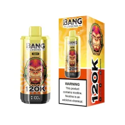 Bang Legend 120K Puffs 5 in 1 Disposable Vape Wholesale Energy Drink & Peach Ice & Mango Ice & Goji Berry & Blackcurrant