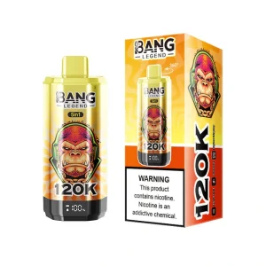 Bang Legend 120K Puffs 5 in 1 Disposable Vape Wholesale Energy Drink & Peach Ice & Mango Ice & Goji Berry & Blackcurrant