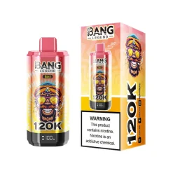 Bang Legend 120K Puffs 5 in 1 Disposable Vape Wholesale Strawberry Watermelon & Cantaloupe Apple & Cola Ice & Mango Peach & Love 66