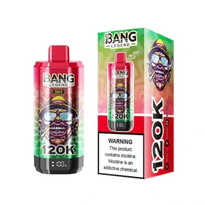 Bang Legend 120K Puffs 5 in 1 Disposable Vape Wholesale Watermelon Ice & Mixed Berries & Apple Pear & Blueberry Mint & Summer Time