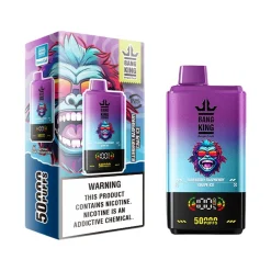 Bangking 50K Puffs dual flavor disposable Vape EU Warehouse Blueberry raspberry & Grape ice