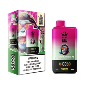 Bangking 50K Puffs dual flavor disposable Vape EU Warehouse Strawberry watermelon & Kiwi passion fruit guava