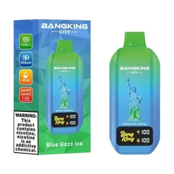 Bangking City 50000 Puffs Disposable Vape EU Warehouse Blue Razz Ice