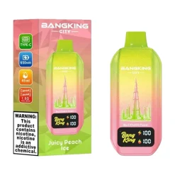 Bangking City 50000 Puffs Disposable Vape EU Warehouse Juicy Peach Ice