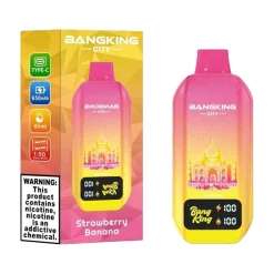 Bangking City 50000 Puffs Disposable Vape EU Warehouse Strawberry Banana