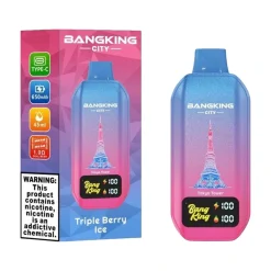 Bangking City 50000 Puffs Disposable Vape EU Warehouse Triple Berry Ice