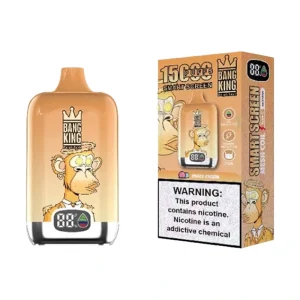 Bangking Digital Box 15K Puffs Disposable Vape EU Warehouse Peach Freeze