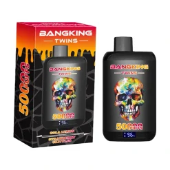 Bangking Twins 50000 Puffs Disposable Vape EU Warehouse Cola Lemon Strawberry Skittles