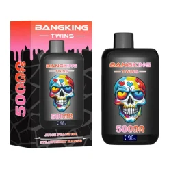 Bangking Twins 50000 Puffs Disposable Vape EU Warehouse Juice Peach Ice Strawberry Mango