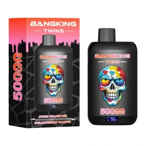 Bangking Twins 50000 Puffs Disposable Vape EU Warehouse Juice Peach Ice Strawberry Mango