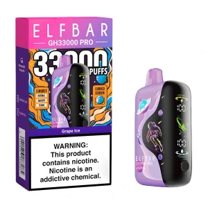 Elf Bar GH33000 Pro 33000 Puffs Disposable Vape Wholesale Grape Ice