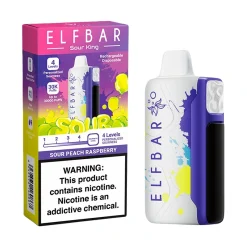 Elf Bar Sour King 30000 Puffs Disposable Vape Wholesale Sour Peach Raspberry