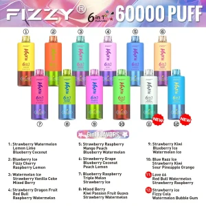 Fizzy MAX III 60000 Puffs 6 in 1 Disposable Vape Wholesale 7 Fizzy MAX III 60000 Puffs 6 in 1 Disposable Vape Wholesale 7