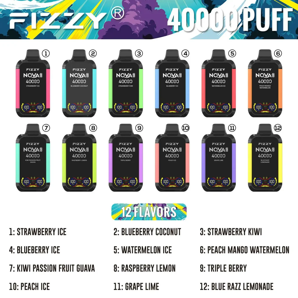 Fizzy Nova Plus 40000 Puffs Disposable Vape Wholesale 1 Fizzy Nova Plus 40000 Puffs Disposable Vape Wholesale 1