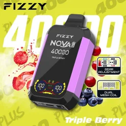 Fizzy Nova Plus 40000 Puffs Disposable Vape Wholesale triple berry