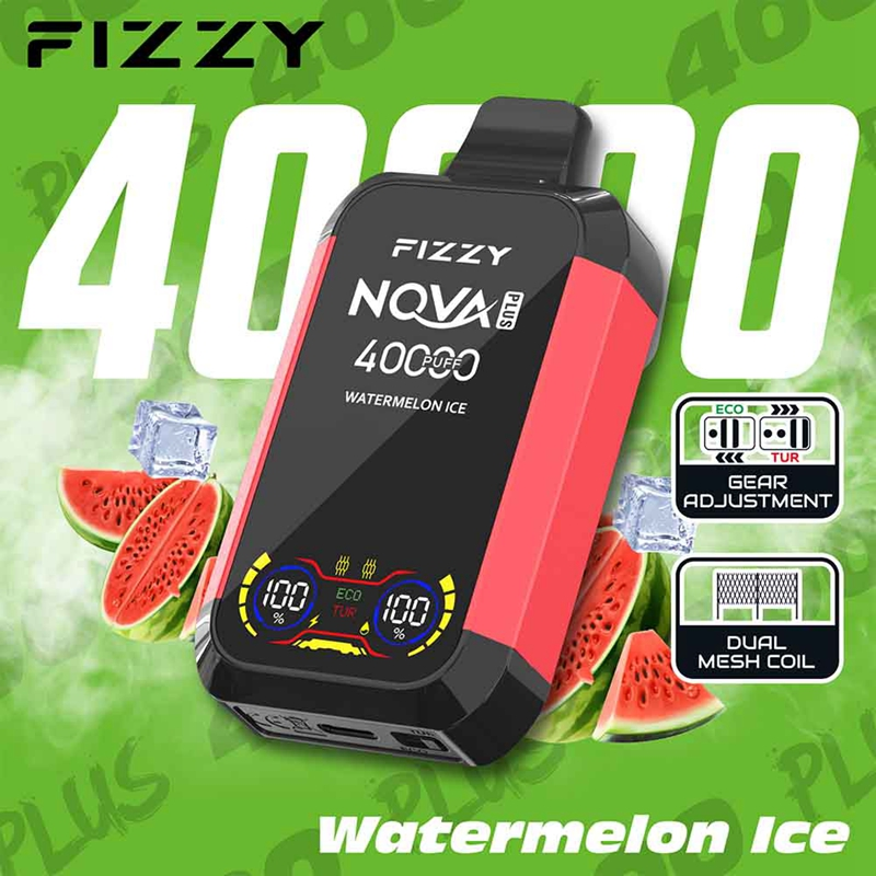 Fizzy Nova Plus 40000 Puffs Disposable Vape Wholesale watermelon ice