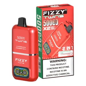 Fizzy Twins 50000 Puffs 2 in 1 Double Flavor Disposable Vape