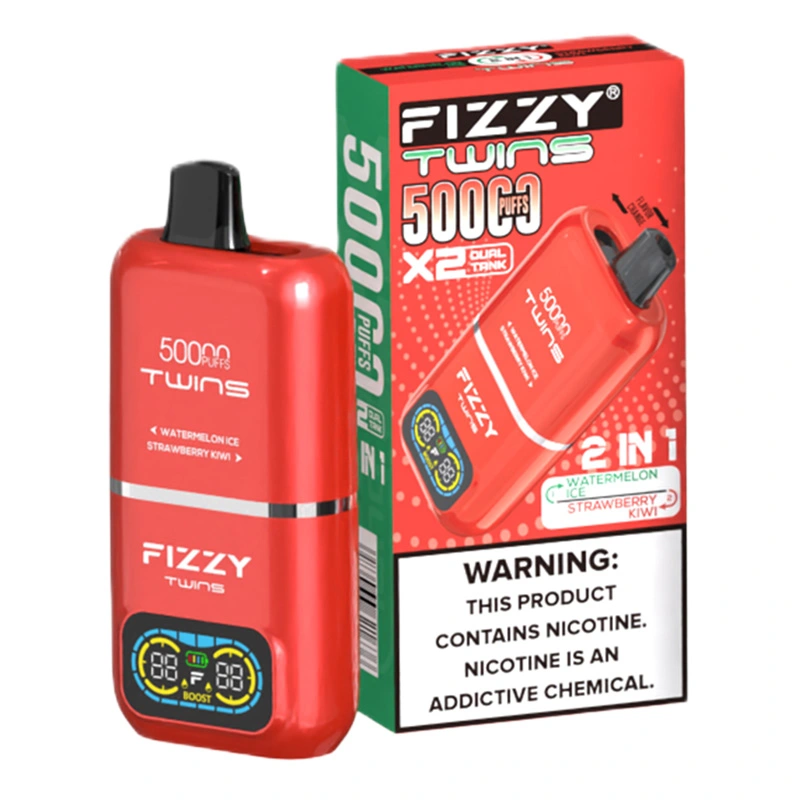 Fizzy Twins 50000 Puffs 2 in 1 Double Flavor Disposable Vape