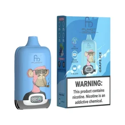 Fumot Digital Box 12000 Puffs Disposable Vape EU Warehouse grape ice