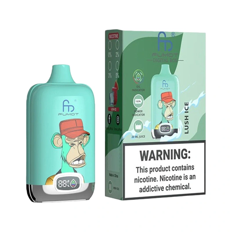 Fumot Digital Box 12000 Puffs Disposable Vape EU Warehouse lush ice