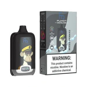 Fumot Digital Box 12000 Puffs Disposable Vape EU Warehouse mixed berries