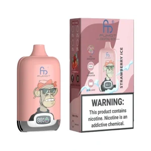 Fumot Digital Box 12000 Puffs Disposable Vape EU Warehouse strawberry ice