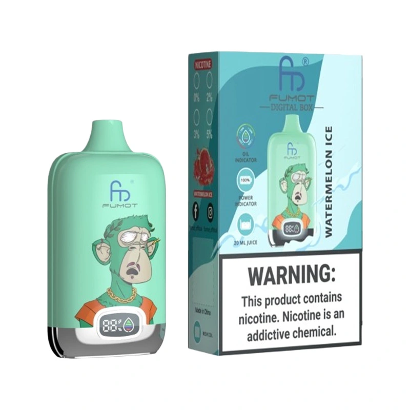 Fumot Digital Box 12000 Puffs Disposable Vape EU Warehouse watermelon ice